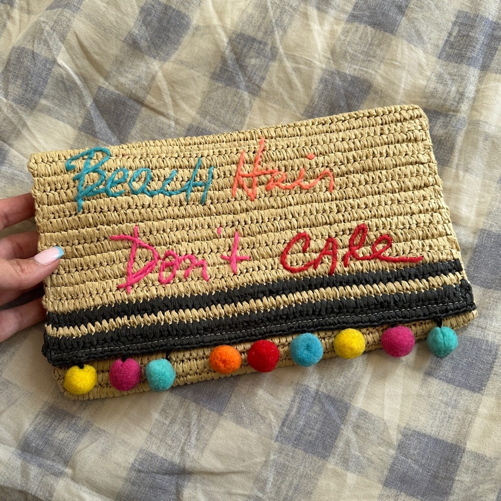 Rebecca Minkoff Woven Clutch - Beach Hair Don’t Care